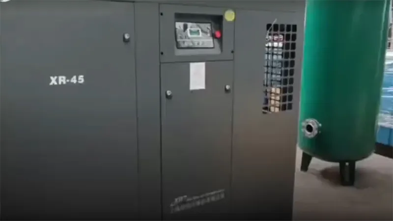 Low Pressure Screw Compressor for Cement Conveying